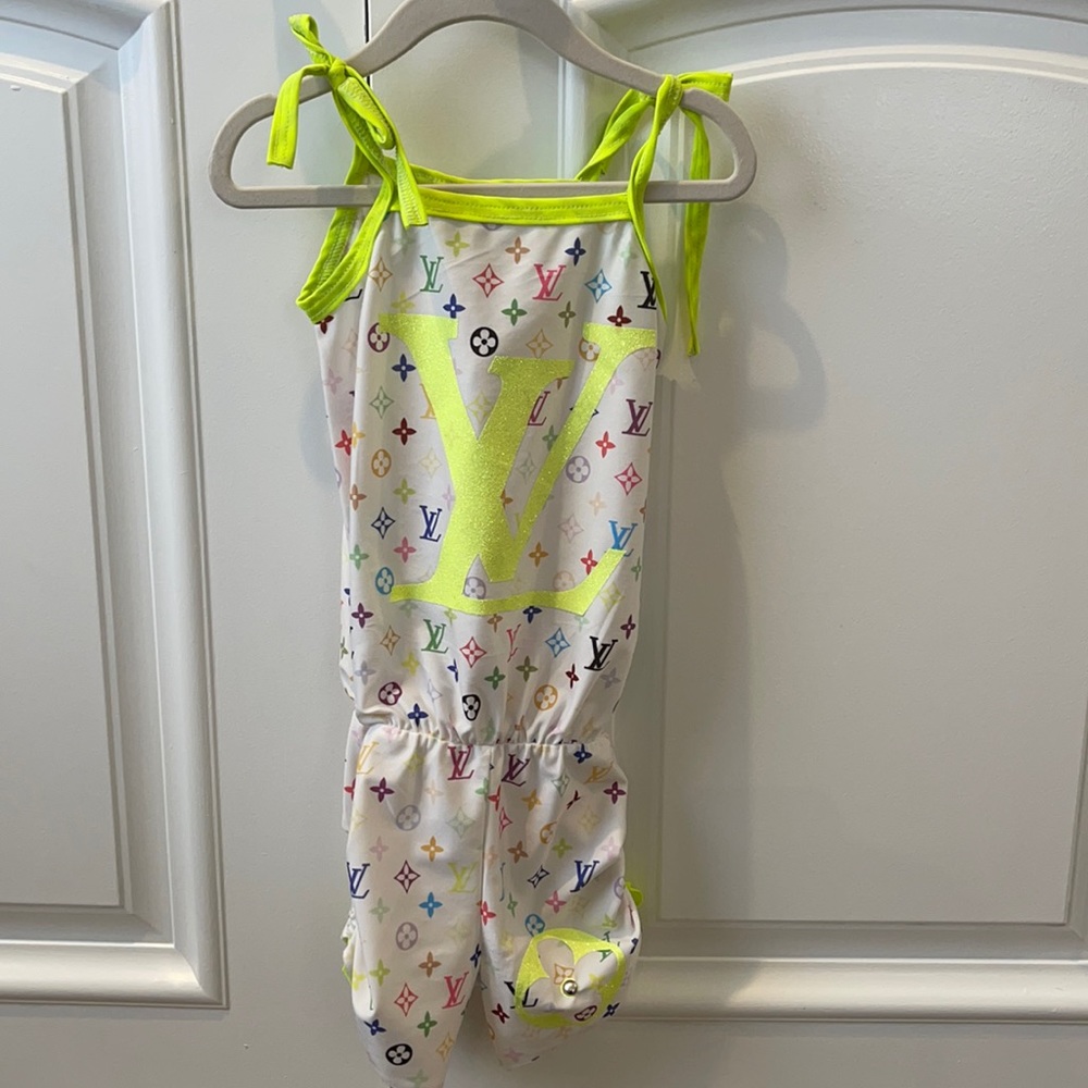 Gorgeous Little Girls LV Romper